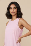 Zelocity Quick Dry Contour Tank Top - Pale Lilac — thumbnail 5